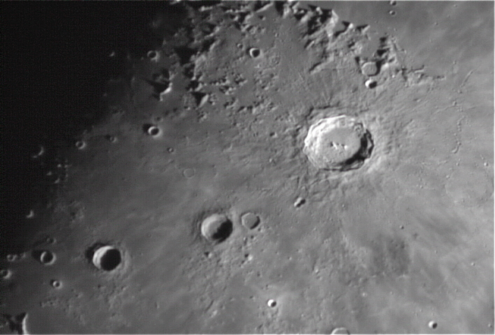 Copernicus, Landsberg & Reinhold craters and Carpathian Mountains
Link-words: moon