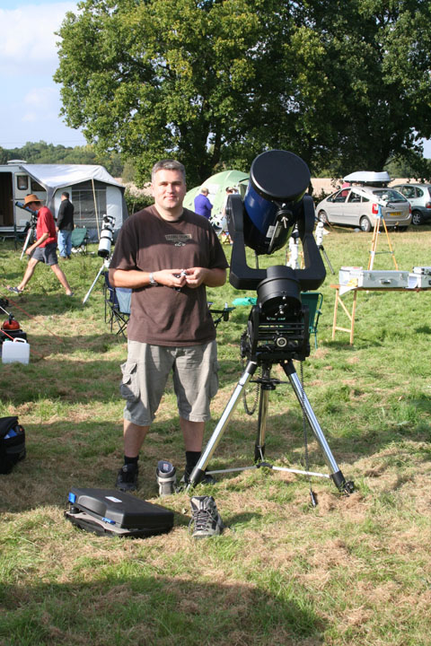 Mac with his Meade
