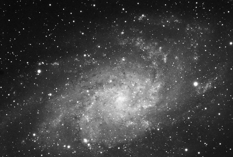 m33
I dont think I ever posted this one that I took at Les Granges, France. No flats or darks

17x180. Olly helped to process the colour version.I re processed the core this month
Link-words: Messier Galaxy