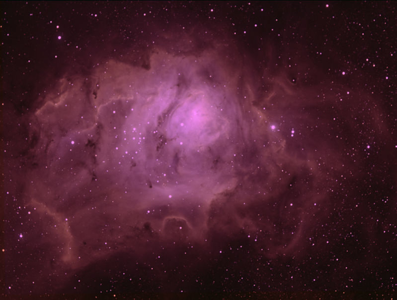 M8 Lagoon Nebula
22x600 ha 15x600 OIII 
Link-words: Nebula