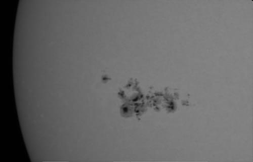 Sunspot group AR3664 responsible for the May 10th aurora
White light image of AR3664
Link-words: Aurora sunspot