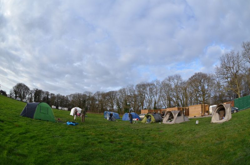 The tented village - 22nd January 2012
The tiny village of tents at Deep Sky Camp - Sunday 22nd January 2012
