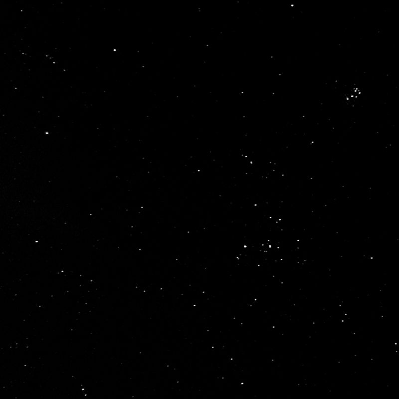 Wide field picture of M45 & Taurus
Wide field view of Taurus and M45 taken from the middle of Devon A303.
Link-words: Star