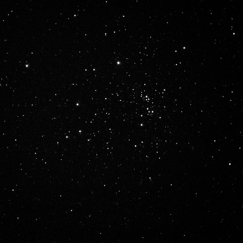 NGC884 Part of the Double cluster in perseus.
Part of the double cluster in Perseus, 30 second unguided.
Using Skymap pro I have worked out that the dimmest star visible on the photograph is Mag 14.41
Link-words: Cluster