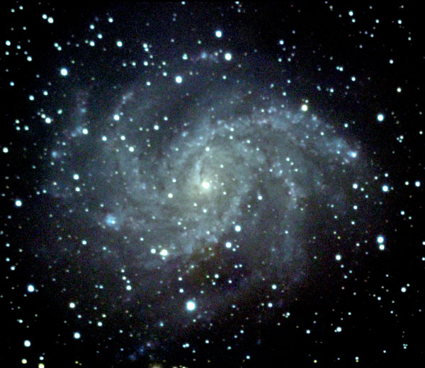 NGC6946
Was expecting more from this session,bad autoguiding didn't help.  Should get around to calibrating it though.

20 x 180s Luminance binned 2x2 Baader Neodymium filter
10 x 120s each RGB binned 2x2 Astronomik RGB



Link-words: Galaxy