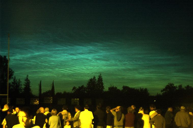 Noctilucent Clouds, Riberac, France
Captured while awaiting the traditional Bastille Day firework display.
