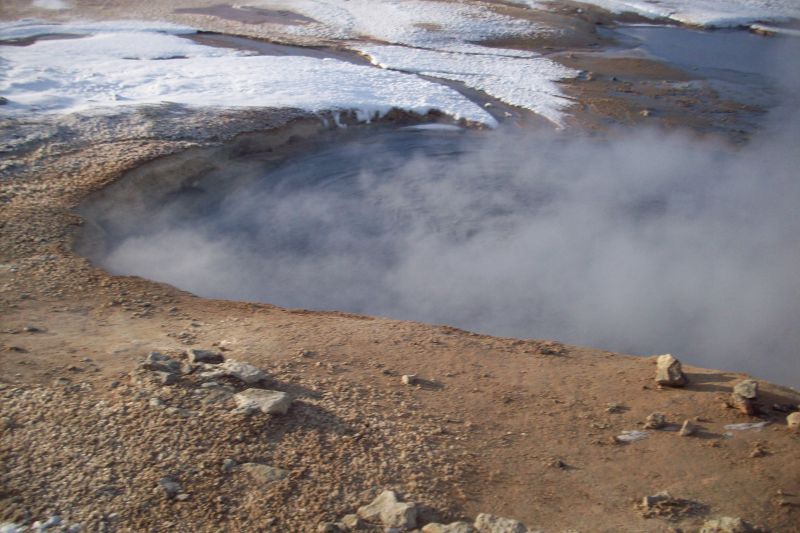 Boiling Mudpools en route to Lake Myvatn (Iceland) 
Link-words: CarolePope Iceland2012