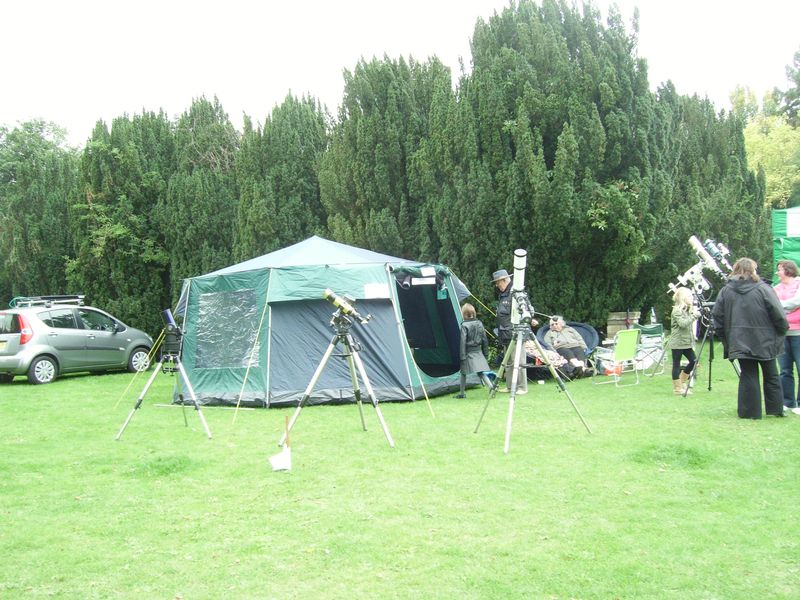 High Elms 26.9.2010 our tent and scopes 
High Elms Open Day 26th September 2010
Link-words: Outreach Observing HighElms2010
