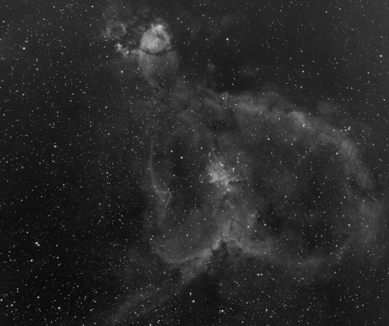 Heart Nebula IC1805 
12 x 600secs Ha
