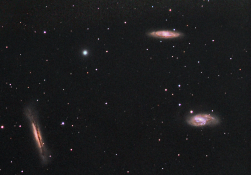 Leo Triplet
Images from 2012 and 2020 combined 
