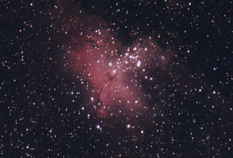 M16 Eagle Nebula
2 x 5mins 800 ISO 
Link-words: CarolePope