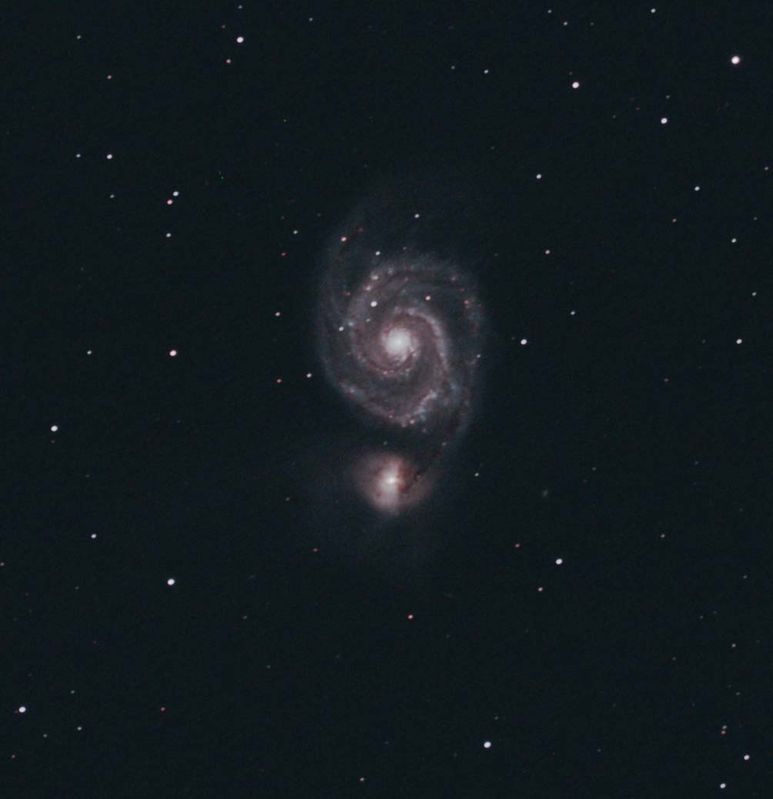 M51 Whirlpool Galaxy 14 x 4mins and 3 x 5mins 
Link-words: CarolePope