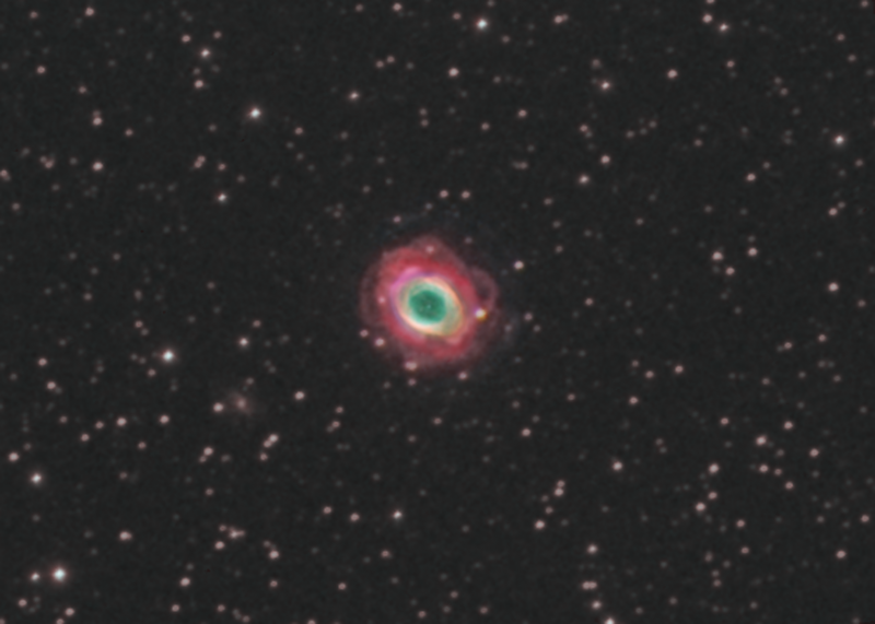Ring Nebula M57 HaRGB
Atik314L Ha
DSLR colour
Link-words: CarolePope