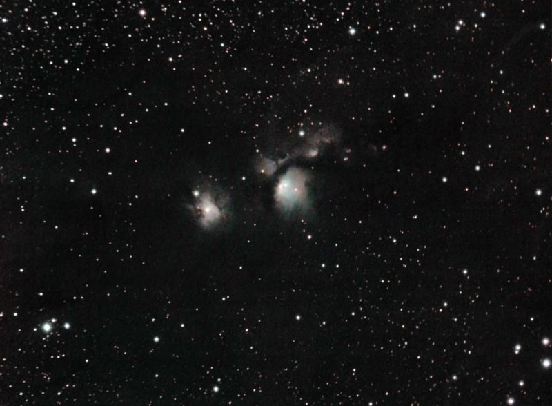 M78 Reflection Nebula LRGB
Combination of RGB with DSLR and Luminance with Atik383L 
DSLR 19 x 5mins
Atik Luminance 5 x 600
Link-words: CarolePope