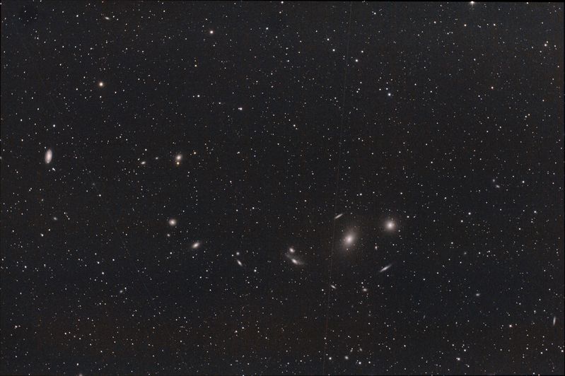 Markarian's Chain 27-5-11
17 x 5mins 800 ISO
Link-words: CarolePope