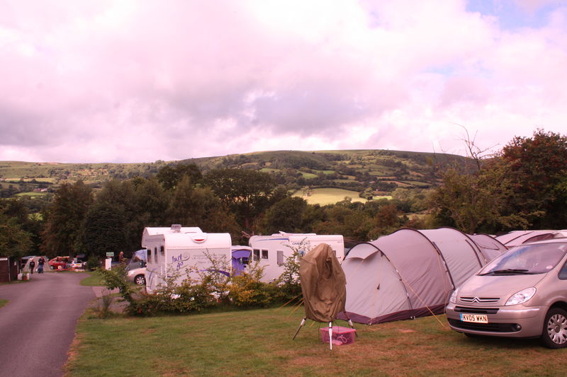 Astrocamp Cwmdu 
View of the Brecon Beacons from the AstroCamp 
Link-words: Campsites2013