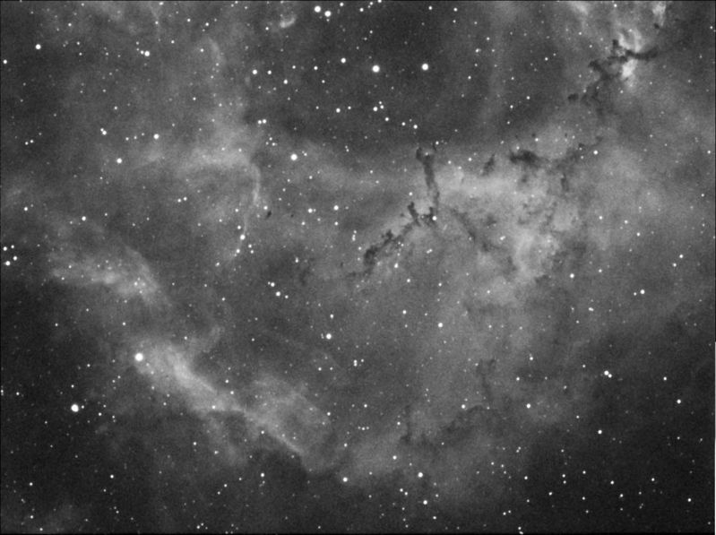 Rosette Nebula 
First light evening with CCD camera 
Link-words: CarolePope