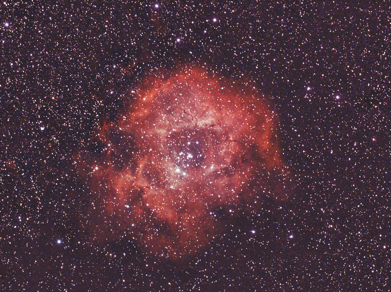 Rosette Nebula 9.1.11
8 x 5mins 800 ISO, + darks flats and Bias
Link-words: CarolePope