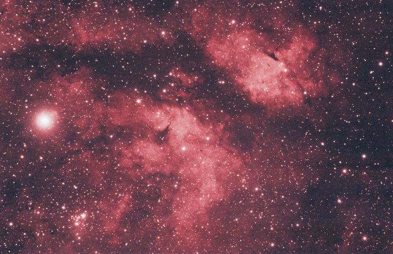 IC 1318 Butterfly Nebula Gamma Cygni
Taken over 3 nights 
22/7 2 x 600secs 
23/7 13 x 600secs
24/7 10 x 600secs 
400ISO
Link-words: CarolePope