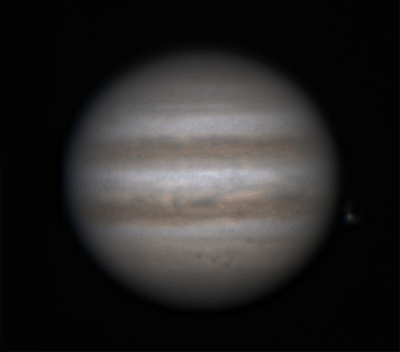 Jupiter, Io, Ganymede Shadow Transit 2016-03-07-22:59 to 2016-03-08-02:02 UTC
Link-words: Duncan