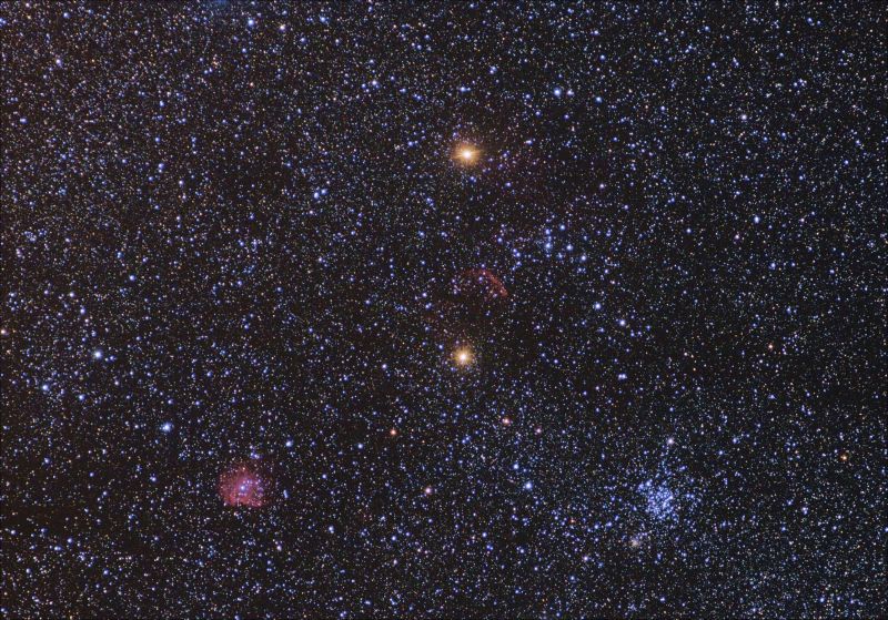 IC443, NGC2175, M35, CR89
2/3 crop as the rest is stars!
Link-words: Duncan