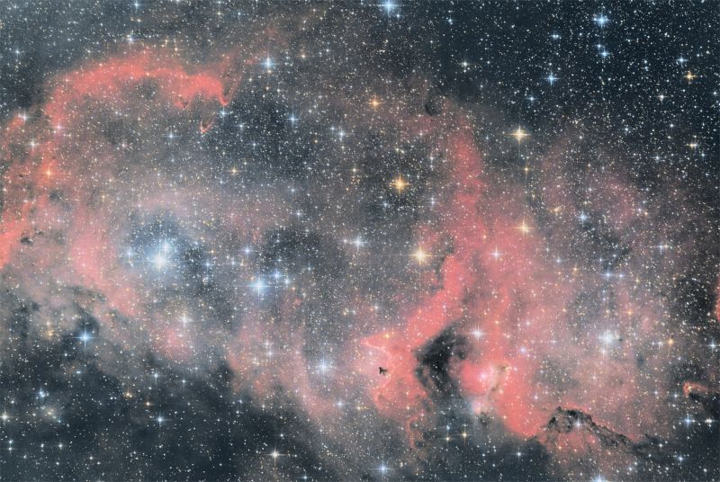 Westerhout 5 (Sharpless 2-199, LBN 667) - The Soul Nebula, 
191 x 120s = 6h 22m, Gain 1601 (Unity), Offset 30, Temp 0c
