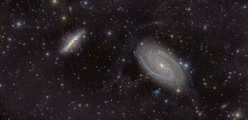 M81 M82,  8.1 hours Jan - Mar 2023
122x4mins, Gain 120, Offset 4, Temp -5c
