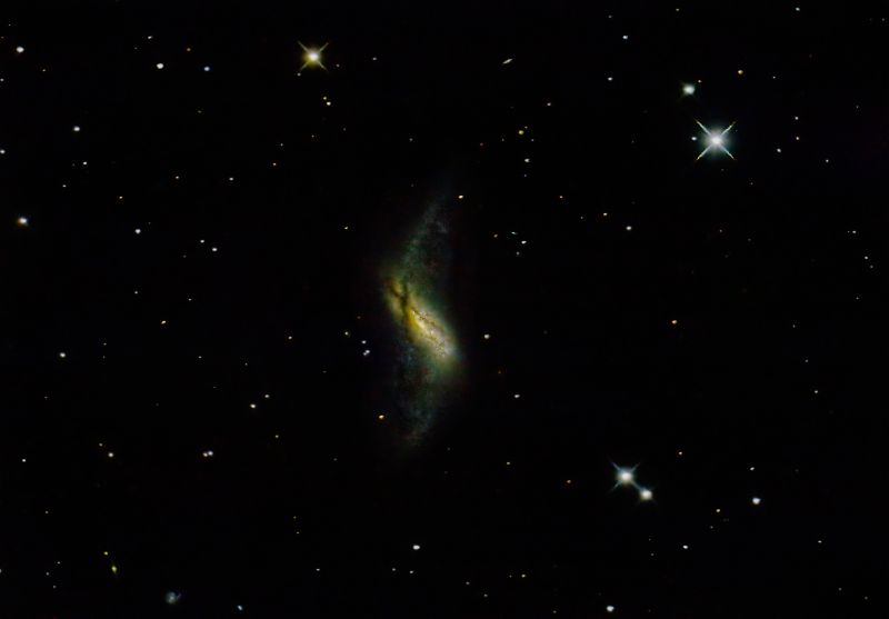 NGC 660
120s x 78 Light frames = 2h36m Gain 1601, Offset 30, Temp 0C
