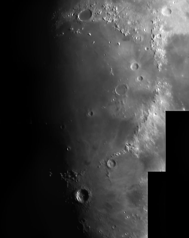 Shores of Mare Imbrium
A mosaic of three final processed images showing Mare Imbrium
Link-words: moon