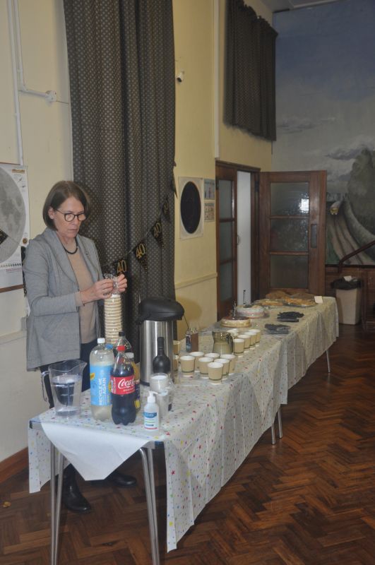 OAS 40th Anniversary Event 16-10-2021, Vicky getting the refreshments ready
Link-words: Celebration2021