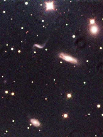 Hickson 44
A group of 4 gravitaionaly linked galaxies 60 million light years away in Leo

