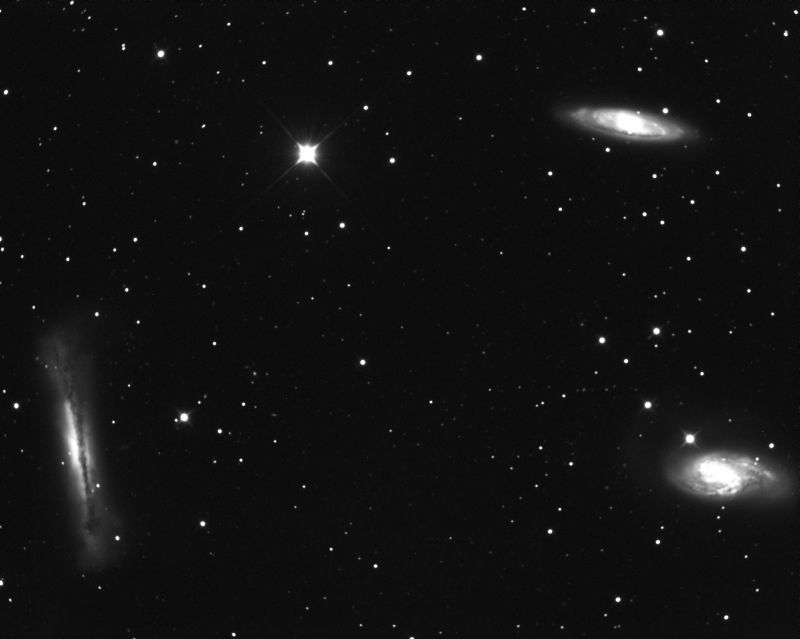 Leo Triplet (in L)
Leo Triplet M65, M66 & NGC 3628
