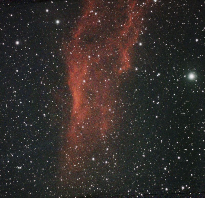 California Nebula NGC 1499
4 hours of 15 second lights
