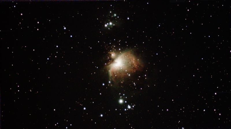 M42 
Dwarf II 41x13sec frames = 8.9 minutes
Link-words: M42