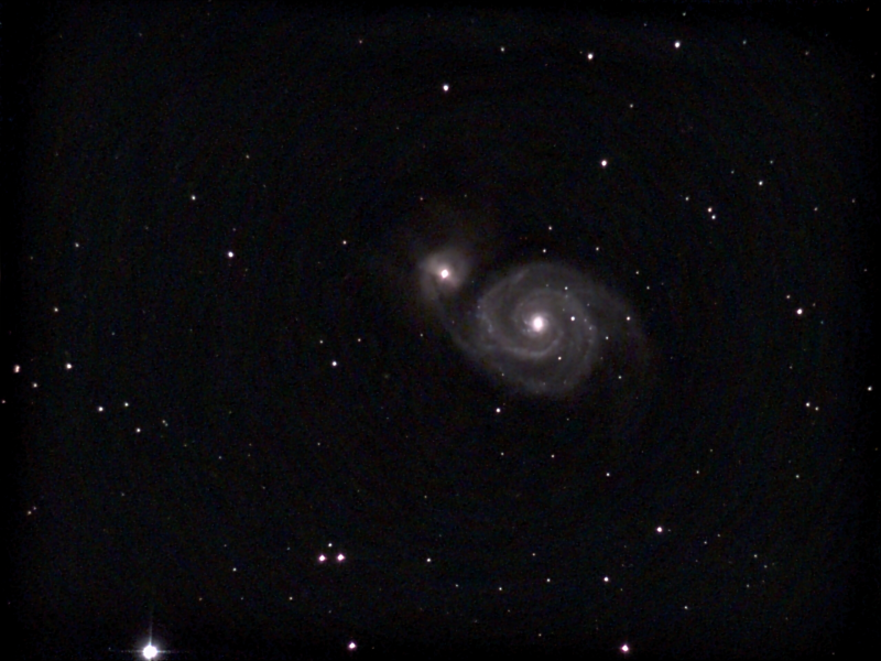 M51 Whirlpool Galaxy
M51 Whirlpool Galaxy - Unistellar Evscope Equinox
Link-words: M101 M51 M81 Bodes Galaxy