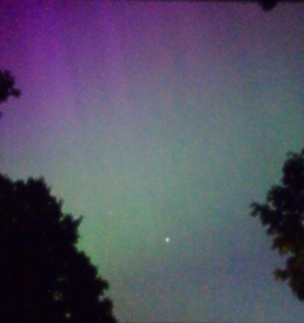Carole Pope
Taken through the widow with old phone in Paddock Wood
Taken during the exceptional Solar storm from Sun spot ARI3664
Link-words: MayAurora2024