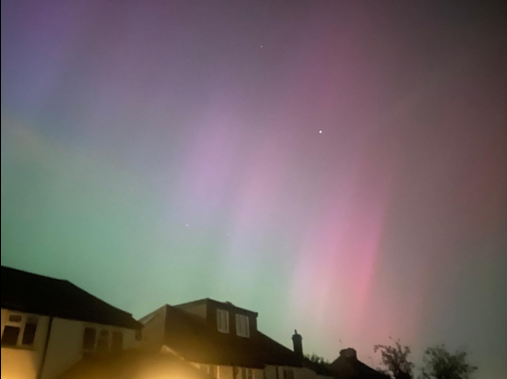 Hugh Alford
Taken n Bromley, one of several
Taken during the exceptional Solar storm from Sun spot ARI3664
Link-words: MayAurora2024