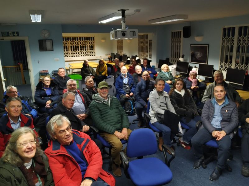Talk at Mill Hill
Members had a talk on the history of the observatory followed by a Q&A session at the end.
Link-words: MillHill2023