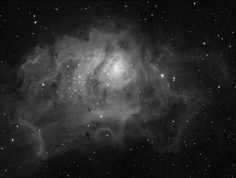 M8 Lagoon Nebula in Sagittarius
22x600 ha Atik 314l ED80 
Link-words: Nebula