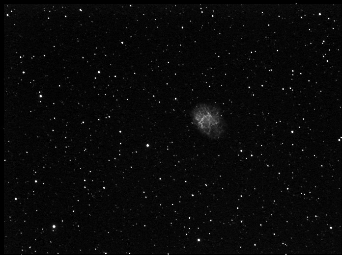 M1 - The Crab Nebula in Taurus
M1 or The Crab Nebula. Supernova remnant in Taurus.
Link-words: Messier Nebula