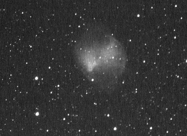 M27
19 exposures of 30 secs unguided. Stacked and processed in K3CCD
