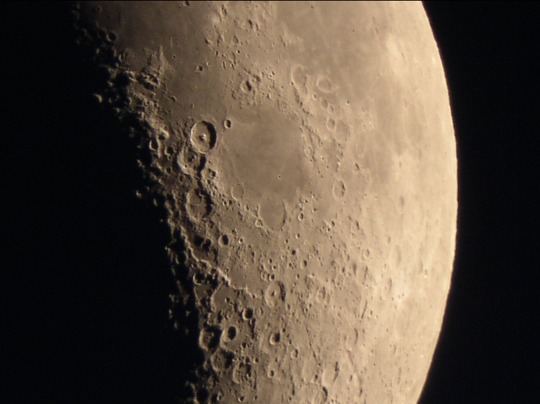 Mare Nectaris
Beautiful walls and craters surround Mare Nectaris, an example of the many pictures taken in the earliest years of compact camera astrophotography. Anyone can do it now.
Link-words: Moon