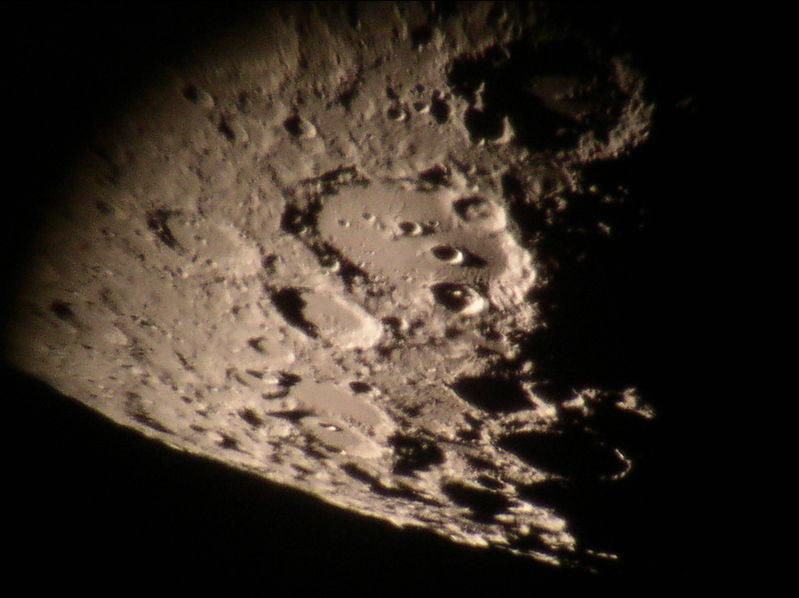 Clavius
Clavius lunar crater. An example of the many pictures taken in the earliest years of compact camera astrophotography. Anyone can do it now.
Link-words: Moon