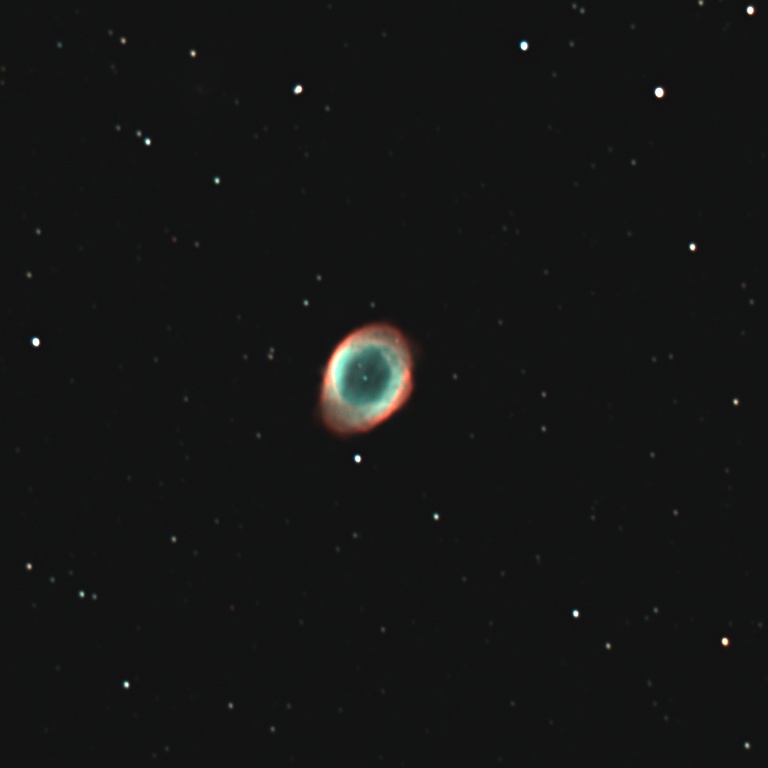 M57 Ring Nebula 
M57 - The Rung Nebula.  Taken at May 2009 Deep Sky Camp.  32 x 5 min exposures.

