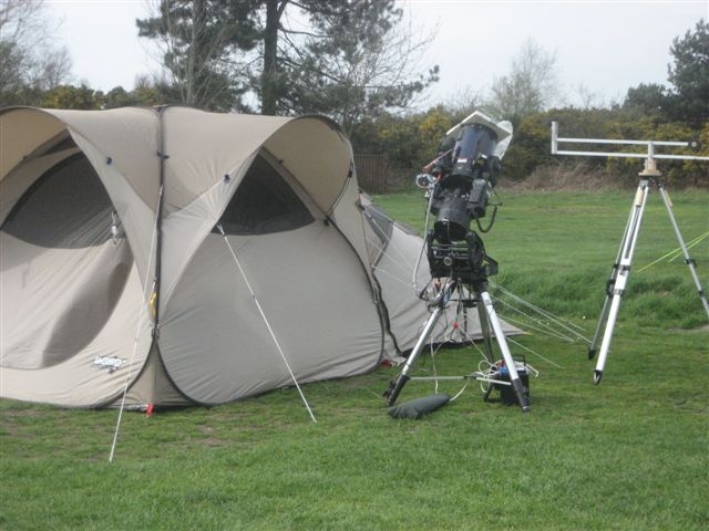 Kelling 2011 Duncan's scope and Tent
Link-words: Campsites2011
