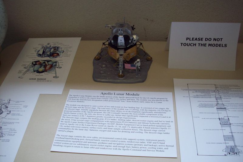 High Elms 2009 exhibition
Lunar Module model
Link-words: HighElms2009
