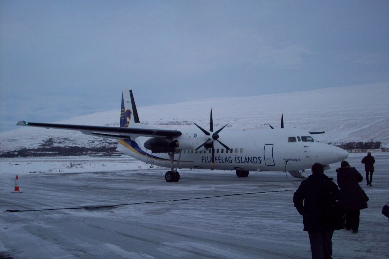 Our Plane
ON which we flew from Reykjavik to Akureyri
L:anding on a frozen runway was a bit scarey
Link-words: Iceland2012