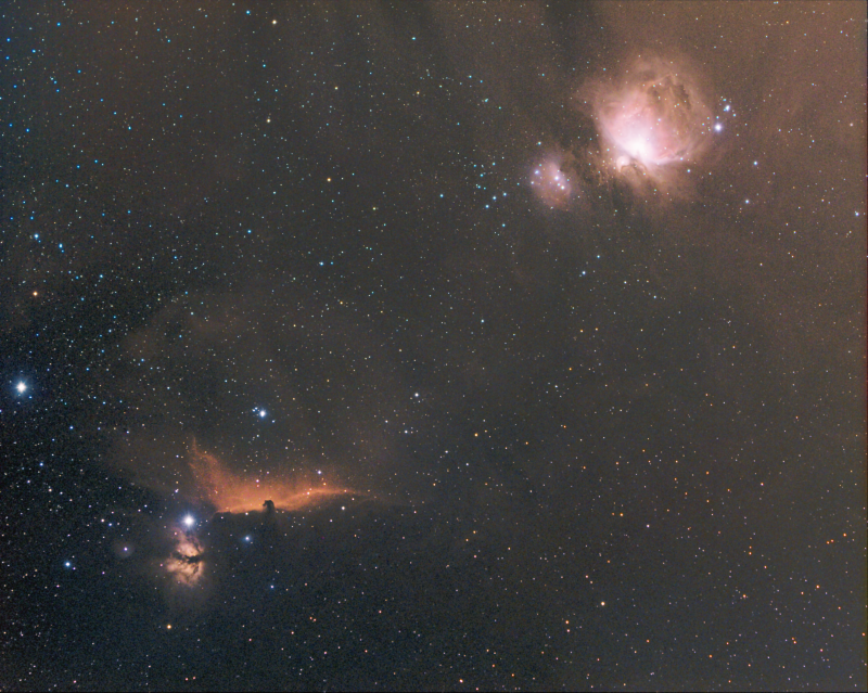 M42 and horsehead Samyang lens
Very little data, done more as a FOV test
3 x 600 Ha
RGB 2 x 100secs each
Link-words: CarolePope