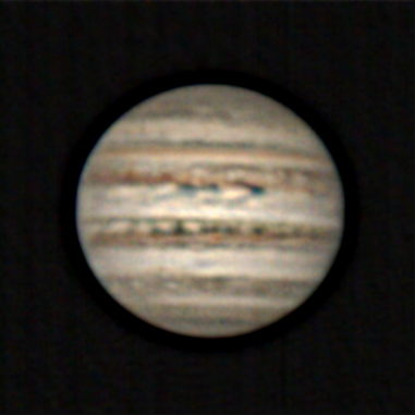 Backside of Jupiter Date: 210317, Time: 22:48 
FireCapture v2.5  Settings
------------------------------------
Observer=Duncan Evenden
Location=Manche, France
Scope=LX90 8" UHTC, X2 ED Barlow, PierroAstro ADC
Camera=QHY5LII-C
Filter=RGB
Profile=Jupiter
Diameter=43.71"
Magnitude=-2.43
CMI=211.6° CMII=79.5° CMIII=194.1°  (during mid of capture)
FocalLength=4250mm
Resolution=0.18"
Filename=2017-03-21-2248_6-DE-RGB.ser
Date=210317
Start=224814.722
Mid=224837.229
End=224859.736
Start(UT)=224814.722
Mid(UT)=224837.229
End(UT)=224859.736
Duration=45.014s
Date_format=ddMMyy
Time_format=HHmmss
LT=UT +1h
Frames captured=3000
File type=SER
Binning=no
Bit depth=8bit
Debayer=yes
DebayerAlgorithm=VNG
BayerPattern=GR
ROI=400x400
ROI(Offset)=424x184
FPS (avg.)=66
Shutter=10.00ms
Gain=64 (64%)
WBlue=122
USBTraffic=15
SoftwareGain=10 (off)
WRed=60
HighSpeed=on
AutoHisto=70
Brightness=0 (off)
Gamma=1 (off)
Histogramm(min)=0
Histogramm(max)=175
Histogramm=68%
Noise(avg.deviation)=n/a
Limit=3000 Frames

Link-words: Duncan