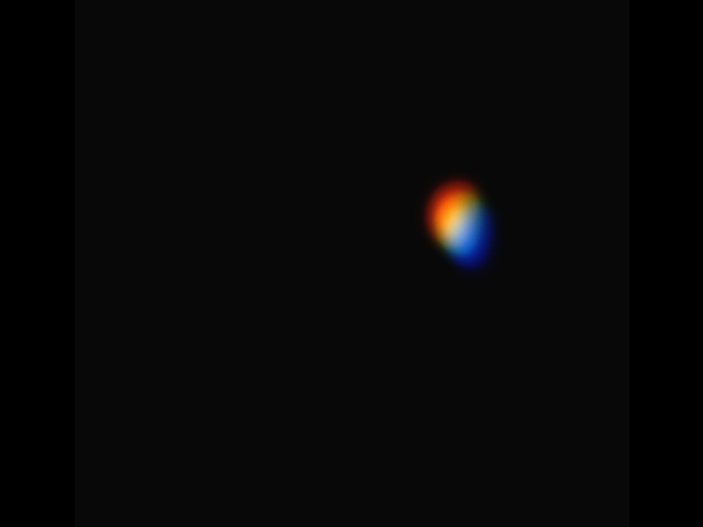 Venus taken low on the horizon 30 Dec 2007
This looks terrible as the colours have separated out into a rainbow due to the low altitude. The thickness of the atmosphere is to blame. Now look at my other Venus image. Moonfish 2" 2x ED Barlow.
Link-words: Duncan